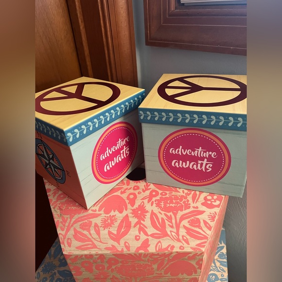 (2) Small Storage Cubes (5 inch cube) - Picture 3 of 6